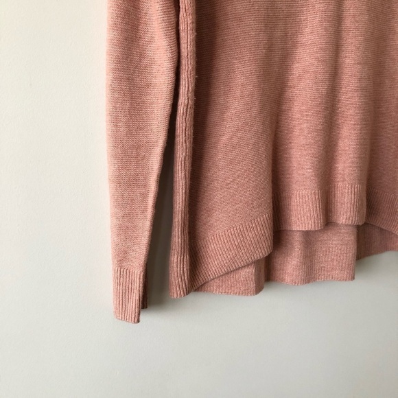 Madewell Kimball Pink Ribbed Pullover Sweater - Picture 5 of 7